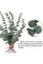 AMOSTBY 12 Pcs Eucalyptus Stems Artificial Decor (Light Green) - 3