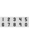 Stencil Number Painting Template X053-Number Height of Numbers 5 cm - 2
