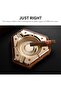 Cigar Ashtray, Metal & Wood Desktop 3-Slot (Black) - 5