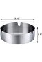 2Pack Stainless Steel Ashtrays for Cigarettes, Outdoor, Indoor Round Patio Ashtray, 3 Slots Each (Si - 5