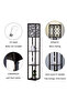 Nordic Modern Bedroom linen cover Standing Floor vertical lamp With 9W bulb - 6