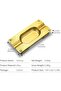 Luxury Cigar Ashtray with 2 Large Slot Holders (Gold) - 6