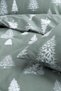 Cotton Collection Winter Flannel Double Duvet Cover Set Evergreen - 2