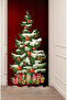 Christmas Pine Tree Christmas Tree Snow New Year Christmas Patterned Specially Designed Digital Printed Background Curtain