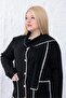Plus Size Scarf Detailed Cardigan with Pockets - 8