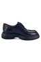 5000 Genuine Leather Casual Men's Shoes-Black - 3