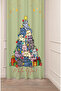 Christmas Pine Tree Christmas Tree Snow New Year Christmas Patterned Specially Designed Digital Printed Background Curtain