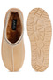 Women Beige Embroidered Platform Fur Classic Slip-On - 4