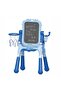 4-in-1 Kids Writing Board with Chair – Magnetic Whiteboard & Chalkboard Double-Sided