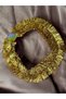 Christmas Lighted Green Pine Decorative Garland Pine Tree Branch Coiled Wire 5 Meters - 2
