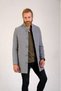 Men's Judge Collar Gray Cashmere Coat - 5