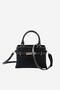 Black - Black Suede Women's Handbag Sp1149 - 5
