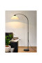 Pleated Nordic Retro Floor Lamp for Living Room Study Bedroom with 12W Remote Control & Bulb - 5