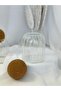 Mushroom Lid Spice Jar Legume Jar Multi-Purpose Set of 4 9*10cm 9*15cm 9*20cm 9*25cm - 4