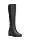D25Kc-2300 Women's Genuine Leather Heeled Boots Black - 2