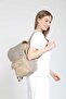 Geronimo Leather Cover Backpack Daily Use Camping Travel Bag School Bag - 2