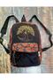 Tree of Life Embroidered Ethnic Authentic Patterned Backpack Daily Travel Use Waterproof Bag