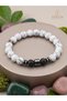 Original Howlite and Lava Stone Bracelet - Anger Control and Stress Relief - 3