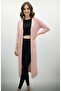 Women's 125cm Long Pocketed Loose Knit Cardigan