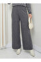 Women's Gray Wide-Leg Knit Pants - Soft Texture, Comfortable Fit, Stylish - 2