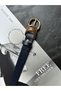 Merge Multi-Ring Pattern Women's Gold Buckle Belt Coat Belt Dress Belt Trouser Belt - 3