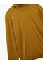 Long Sleeve Viscose Blend Turtleneck Knit Sweater - 5