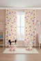 Flower Garden Patterned Children's Baby Room Background Curtain (Single Panel Pricing) - 3