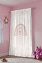 Little Hearts Rainbow Patterned Children's Baby Room Background Curtain (Single Wing Pricing) - 4