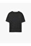 Half Sleeve Crew Neck Glitter Sequin Embroidered Knitwear Sweater - 4