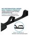 Yoga Stretching Strap,Black Ankle Auxiliary Stretcher, Fitness Leg Stretcher Yoga Belt (7 Loops) - 4