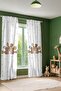 Coffee Rainbow Safari Patterned Children's Baby Room Background Curtain (Single Panel Pricing) - 3