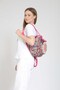 Fargin Ethnic Authentic Bohemian Round Embroidered Backpack Daily Travel Backpack - 4