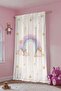 Powder White Rainbow Patterned Children's Baby Room Background Curtain (Single Panel Pricing) - 4
