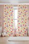 Flower Garden Patterned Children's Baby Room Background Curtain (Single Panel Pricing)