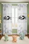 Gray Football Patterned Children's Baby Room Background Curtain (Single Wing Pricing) - 2