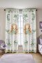 Sleeping Mermaid Patterned Children's Baby Room Background Curtain (Single Wing Pricing) - 2
