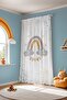 Aydedeli Rainbow Patterned Children's Baby Room Background Curtain (Single Panel Pricing) - 4