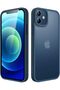 Matte Case for iPhone 12/12 Pro 6.1-Inch (Blue)