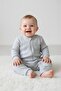 Gloveless, Bootless Jumpsuit 2-Piece (Cute Bear) Gray Melange - 3