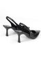 Vivienne Flexible Soft Non-Slip Sole (7 cm) Black Skin Light Elastic Women's Heeled Shoes - 5