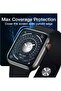 Screen Protector for Apple Watch Series 9/8/7 45mm, Flexible TPU Film, Anti-Scratch HD Clear, - 5