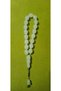 Phosphorescent Glow-In-The-Dark Cat's Eye Egg Cut 17 Habbeli Prayer Beads - 3