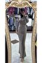 V-Neck Front Button Knit Dress - 2