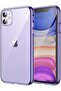 Case for iPhone 11 6.1-Inch, Non-Yellowing Shockproof Bumper Cover (Deep Purple)