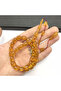 Orange Imame Patinli Zar Amber Prayer Beads - 2