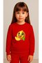 Children's Set Sweatshirt Li̇monn B Printed Girls Boys Crew Neck3 4-5-6-7-8-9-10-11-12Years
