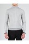 Italian Style S Slim Fit Turtleneck Men's Knitwear Sweater Gray T11388 - 4