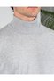 Italian Style S Slim Fit Turtleneck Men's Knitwear Sweater Gray T11388 - 2