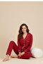 Women's Modal Shirt Collar Buttoned 2-Piece Pajama Set Vr.Pa30.T01.Y11.1X