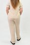Women's Muslin Pajama Set Shirt Collar Relaxed Fit Sleepwear Set - 4